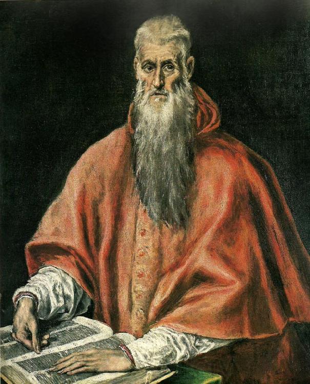 El Greco st. jerome as a cardinal France oil painting art